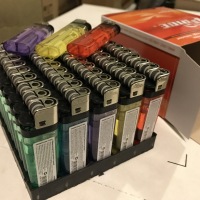 Зажигалки Pride F-001 Transparent 50шт